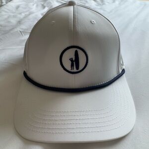 Johnnie-o by Legacy Performance Rope Hat. Adjustable Snap. Brand New. White.